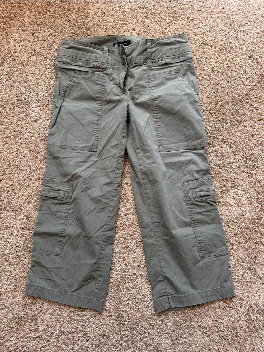 INC International Concepts Olive Green Cargo Pants